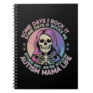 Carnet La vie de maman autiste certains jours je la maîtr