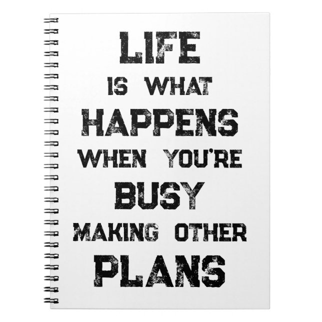 Carnet La Vie Est... Devis motivationnel drôle (Devant)