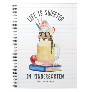 Carnet La vie est douce dans la maternelle Milkshake ense