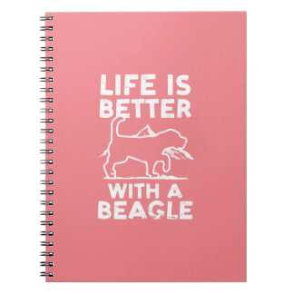 Carnet La Vie Est Meilleure Avec Un Beagle Design Beagle