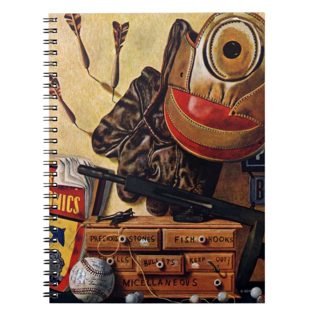Carnet La vie toujours des jouets de garçons (Devant)