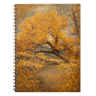 Carnet La voie dorée inspirée de Klimt
