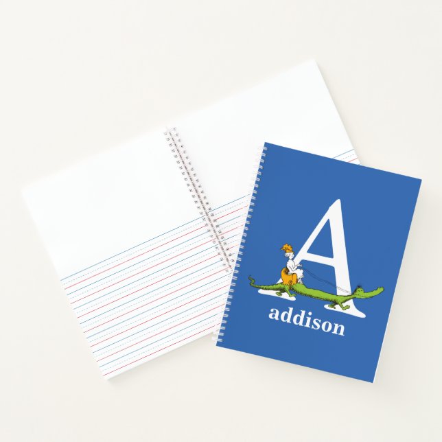 Carnet L'ABC de Dr Seuss : Lettre A - Blanc | Ajoutez vot (Intérieur)