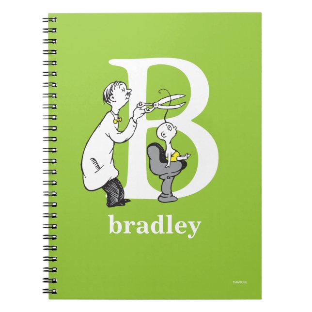 Carnet L'ABC de Dr Seuss : Lettre B - Blanc | Ajoutez vot (Devant)