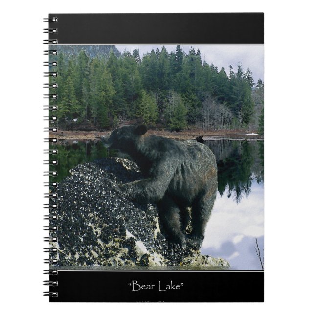 Carnet Lac de l'Ours noir et sauvage (Devant)