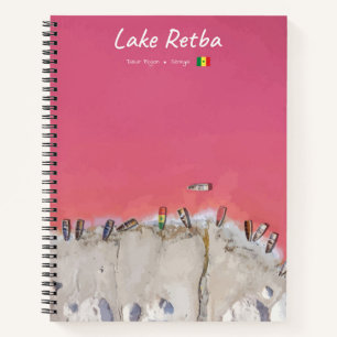 Carnet Lac Retba, Sénégal - Bateaux en spirale du lac ros