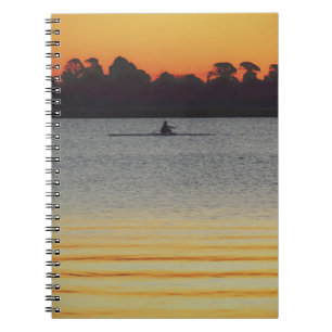 Carnet Lac Wendouree Calme Avant la Tombée de la Nuit