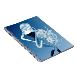 Carnet Lady Saxophoniste Musicienne Moody Blues