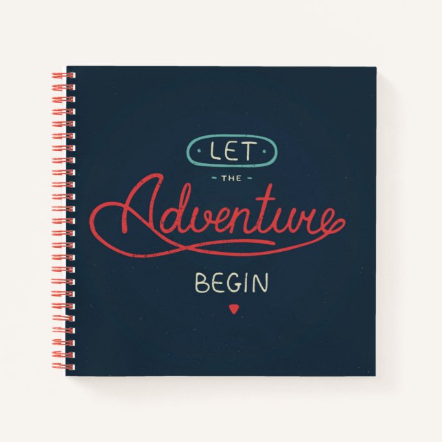 Carnet Laisser Commencer L'Aventure (Devant)