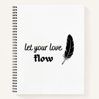 Carnet Laissez votre flux d'amour
