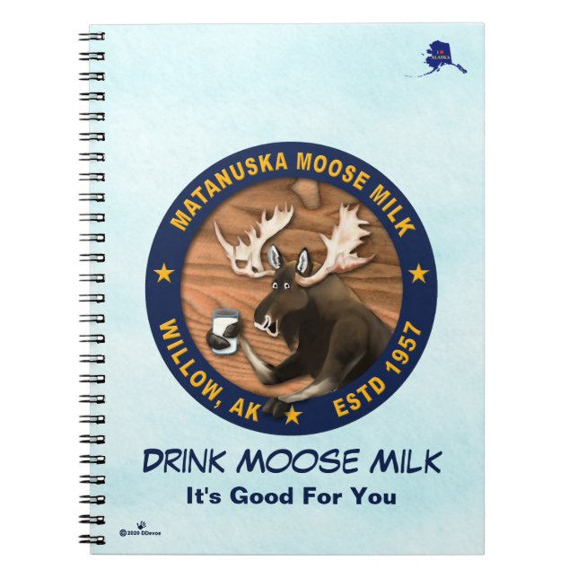 Carnet Lait d'orignal Matanuska (Devant)