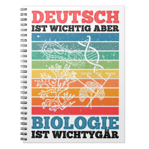 Carnet L'Allemand Est Important, Mais La Biologie Est Imp