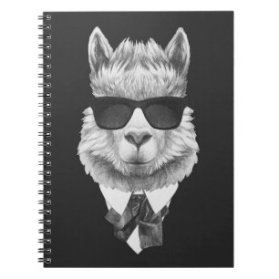 Carnet Lama chic