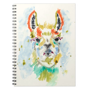 Carnet Lama de haute fidélité - portrait
