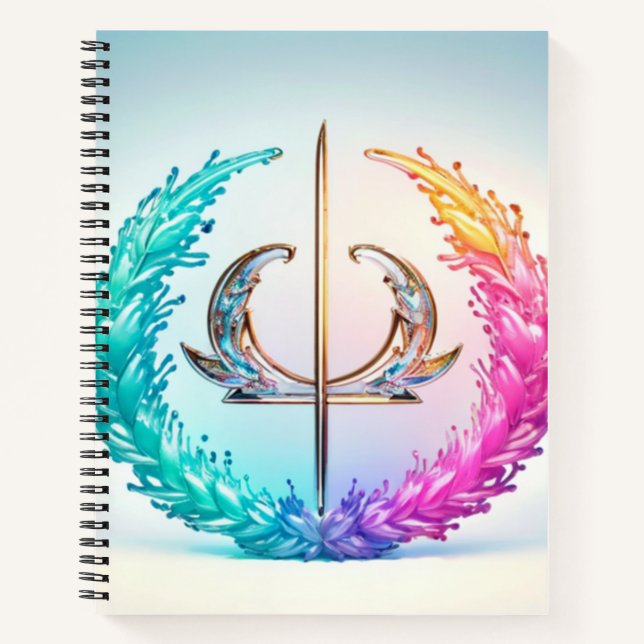 Carnet lame de plumes (Devant)