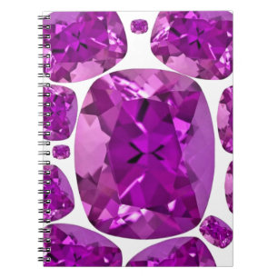 Carnet L'améthyste Jewels la pierre porte-bonheur par