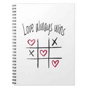 Carnet L'amour gagne toujours