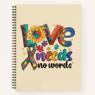 Carnet L'amour n'a pas besoin de mots - Sensibilisation s