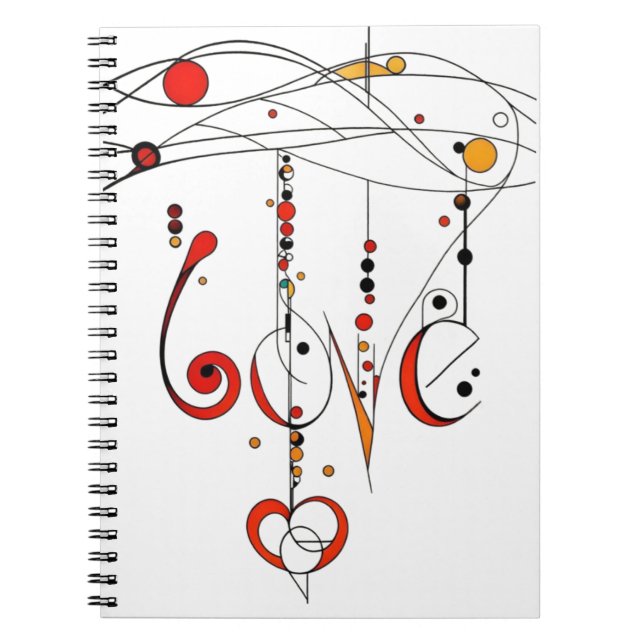 Carnet L'AMOUR stylisé (Devant)