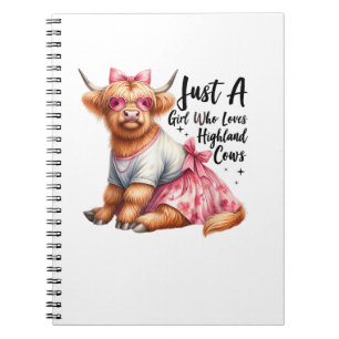 Carnet L'Amoureux Des Vaches Juste Une Fille Qui Aime La 