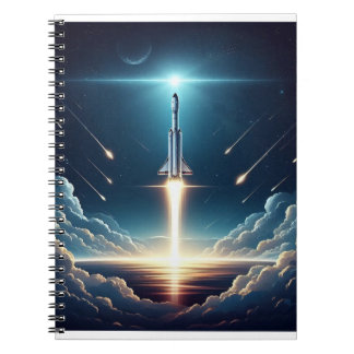 Carnet Lancement de la fusée SpaceX dans le ciel
