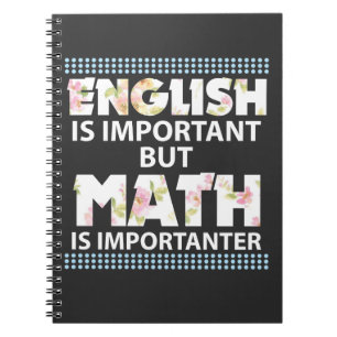 Carnet L'anglais est important mais les maths sont
