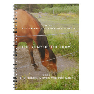 Carnet L'année du Cheval, citation 2026 