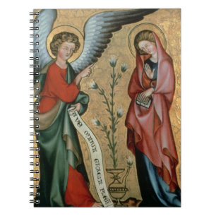 Carnet L'annonce, c.1330 (huile sur le panneau)
