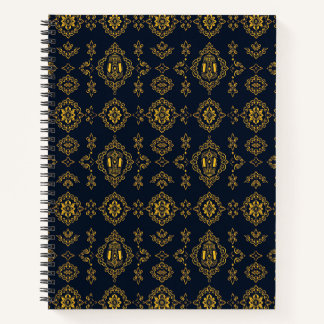 Carnet Lanterne Arabe Filigrane Ambre Bleu