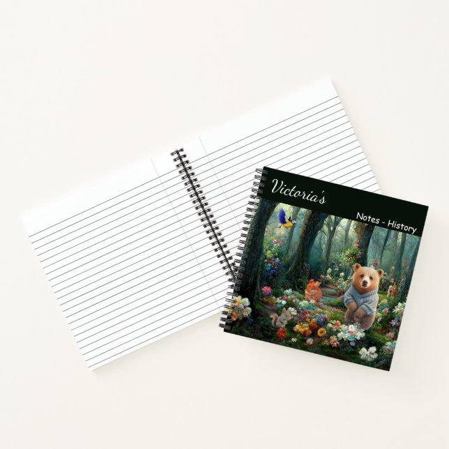 Carnet Lapin de miel et ours de boo (Intérieur)