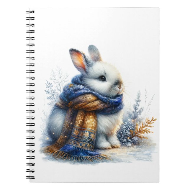 Carnet Lapin d'hiver (Devant)