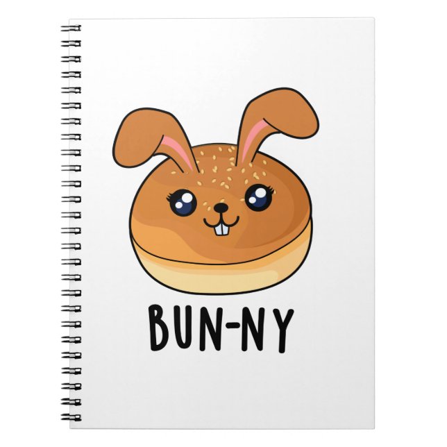 Carnet Lapin drôle Bun-ny Lapin de Pâques Jeu de mots (Devant)