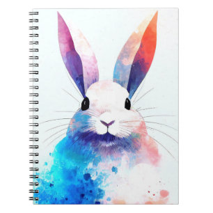 Carnet Lapin Lapin Nature Sauvage Couleurs Animales Peint