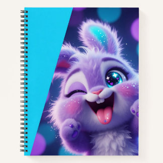 Carnet Lapin Violet Clin d'œil