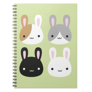 Carnet Lapins de Kawaii Bunny