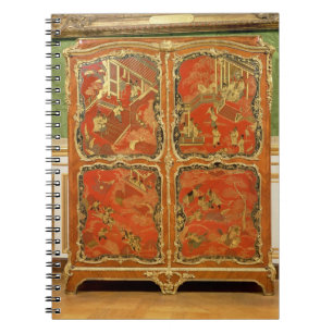 Carnet L'Armoire avec la laque rouge du Chinoiserie