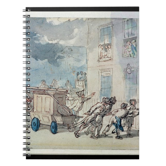 Carnet L'arrivée de la pompe à incendie (la semaine, à (Devant)