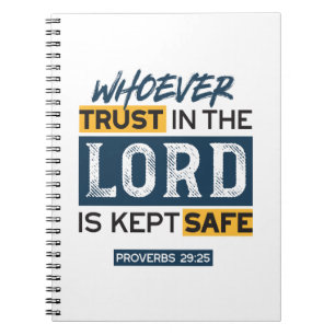 Carnet L'art de la citation biblique - Proverbes 29:25 Co