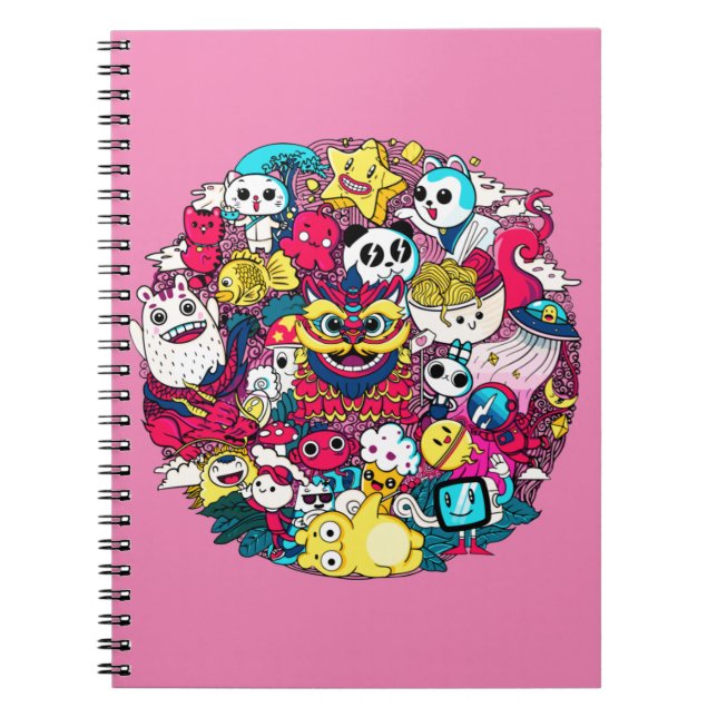 Carnet L'art gribouillé japonais (Devant)
