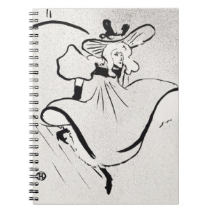 Carnet L'art noir et blanc Jane Avril par Toulouse Lautre