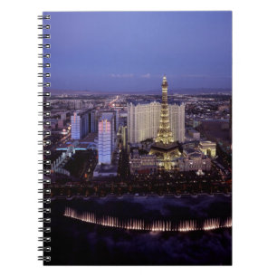 Carnet Las Vegas Strip Vue aérienne Casino Gambling City