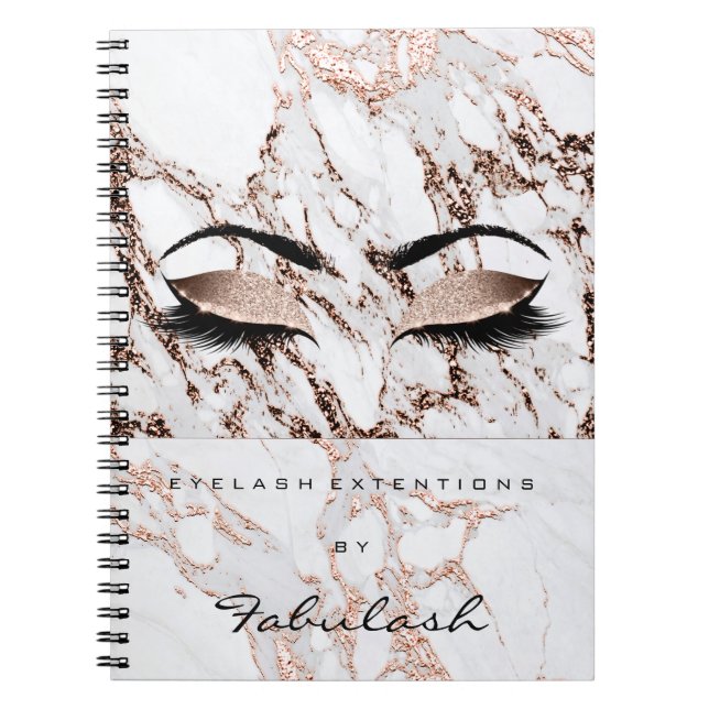 Carnet Lashes Parties scintillant Yeux Rose de maquillage (Devant)