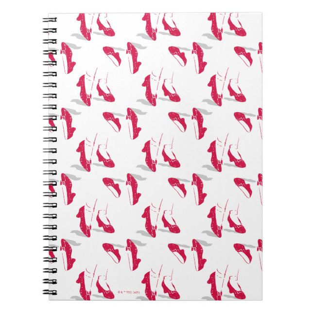 Carnet L'Assistant D'Oz™ | Motif Ruby Slippers™ (Devant)