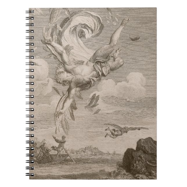 Carnet L'automne d'Icare, 1731 (gravure) (Devant)
