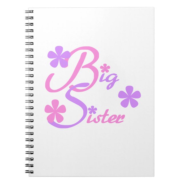 Carnet Lavande et grands cadeaux aux soeurs roses (Devant)