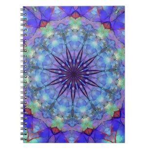 Carnet Lavender Starburst Mandala