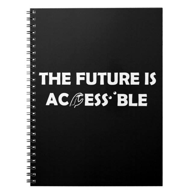 Carnet L'avenir est accessible ASL Sign Language Braille (Devant)