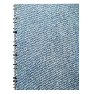 Carnet Laver les jeans bleus à l'acide, texture denim.
