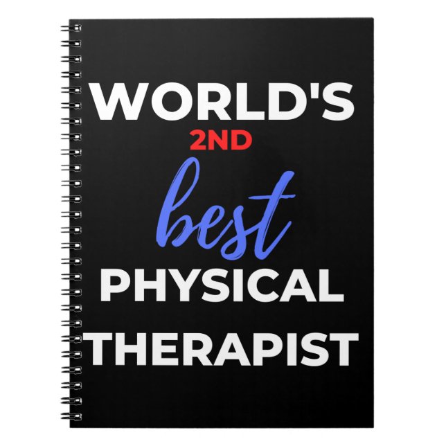 Carnet Le 2ème meilleur physiothérapeute du monde (Devant)