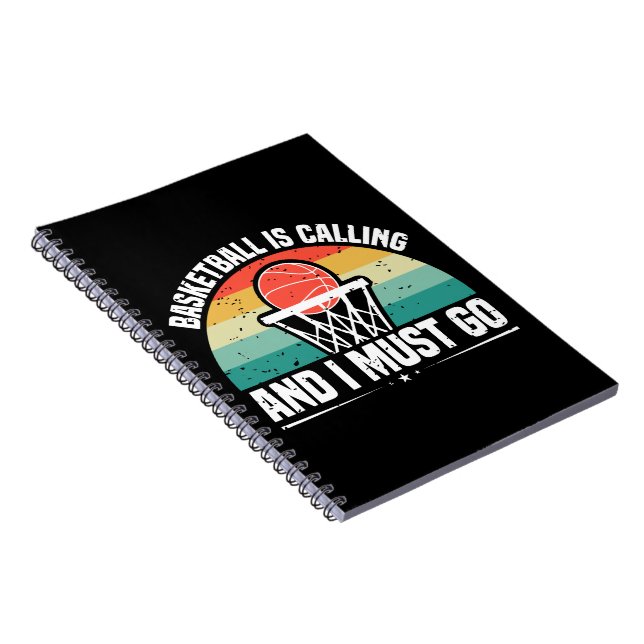 Carnet Le basket-ball est en appel et je dois y aller (Côté Droit)